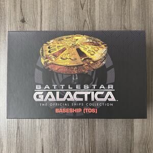 Battlestar Galactica Gold Plated Cylon Baseship (TOS) Eaglemoss Limited Of 500